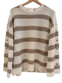 STRIPED PULLOVER SWEATER
