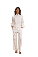 LILY CROPPED POPLIN SHIRT