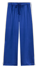 SILK STRIPE CROP PANT