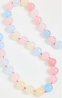 NECKLACE CALCEDONY PINK MIXED