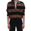 STRIPED KNIT POLO