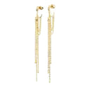 POLKI DIAMOND CHAIN EARRING 669