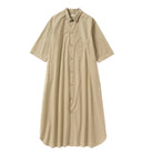ABITO ACCA CLARA TAN MIDI DRESS