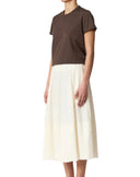 GONNA GEA ROCK MIDI CREAM SKIRT