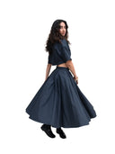 DOUBLE PLEAT SKIRT