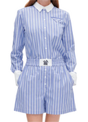 NATIE WEDGE BLUE STRIPE SHORT