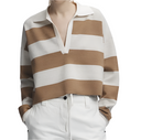 STRIPED KNIT POLO