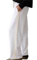 ECO TERRY STRIPE PANT