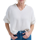 CASHMERE COLLARED PULLOVER