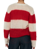 STRIPED LUXURY MOHAIR SWEATER