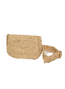 STRAW BELT BAG